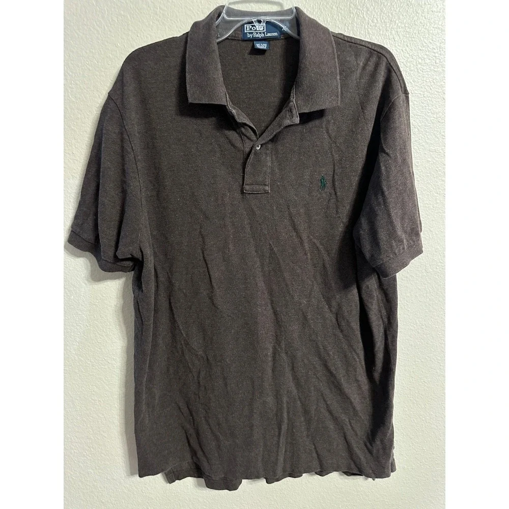 Polo by Ralph Lauren XL Brown Short Sleeve Classic Fit Polo Shirt